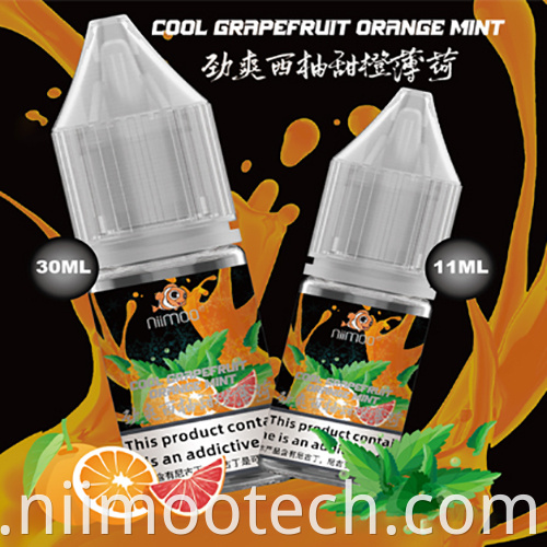 Cool Grapefruit Orange Mint Flavored E-Cigarette